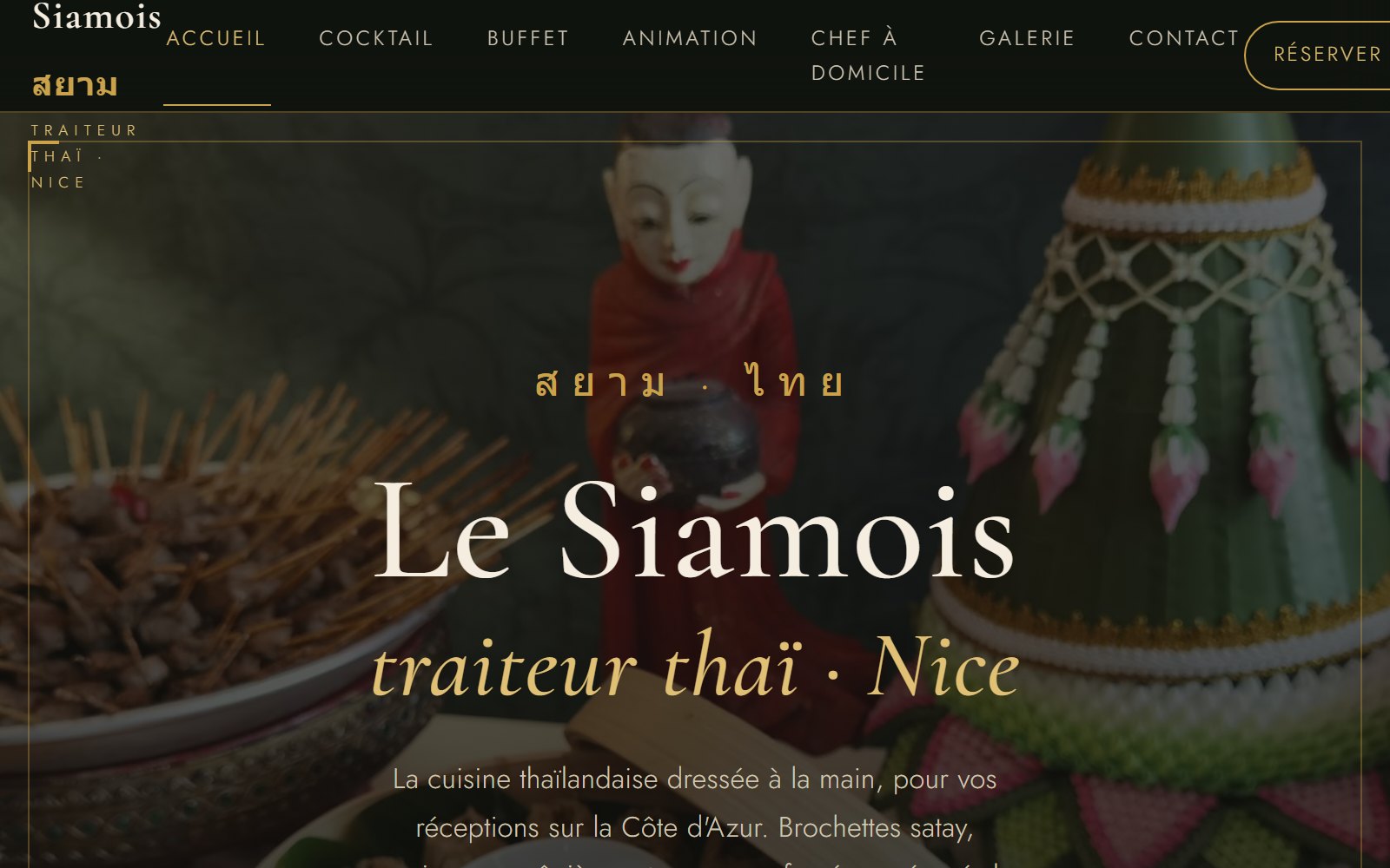 Aperçu du site Le Siamois