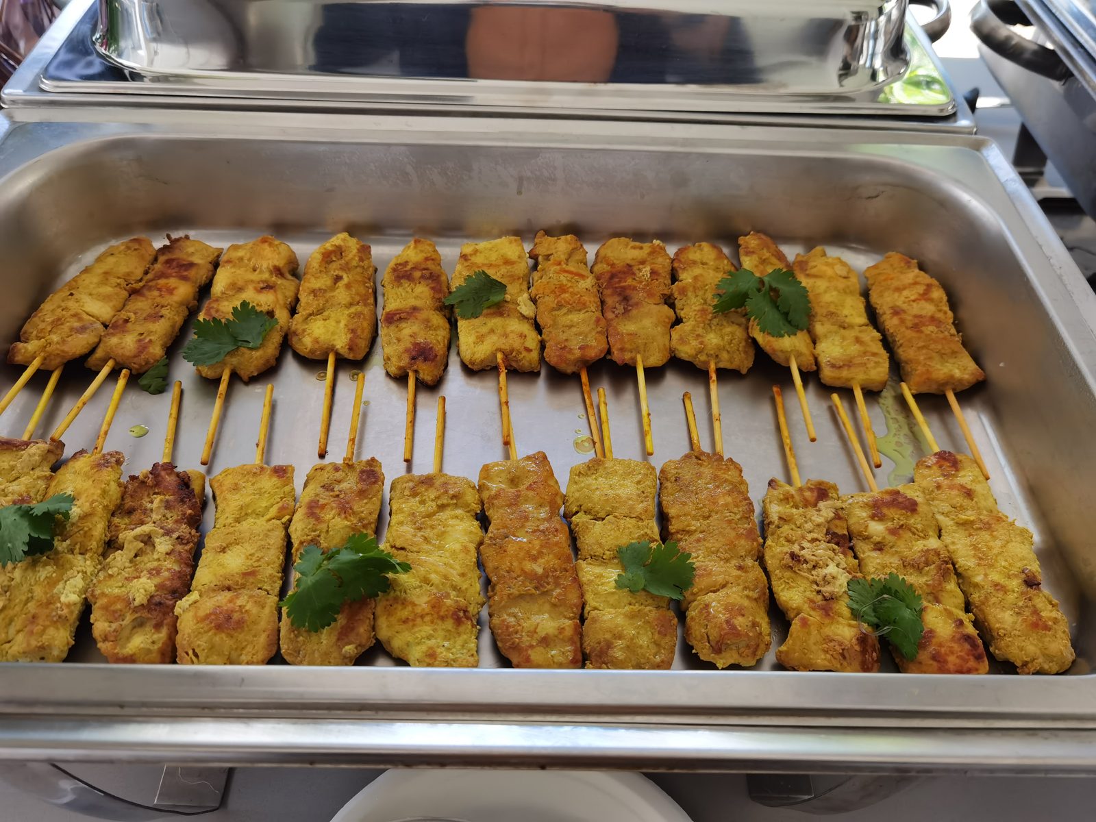 Brochettes de poulet satay